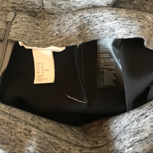 H&M Grey Pencil Skirt Size Medium - Picture 4 of 6